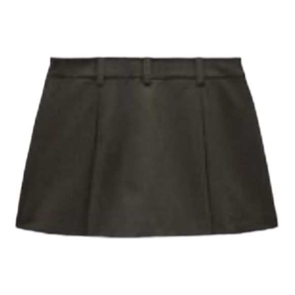 ZARA | Khaki | PLEATED SKORT - Picture 3 of 8